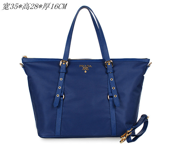 2014 Prada shoulder bag fabric BL4253 royablue for sale